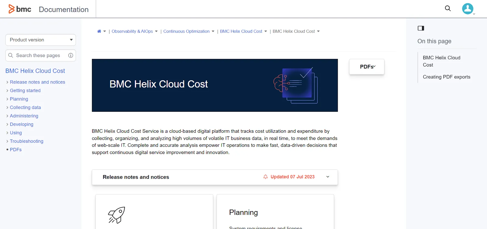 BMC Helix Cloud Cost