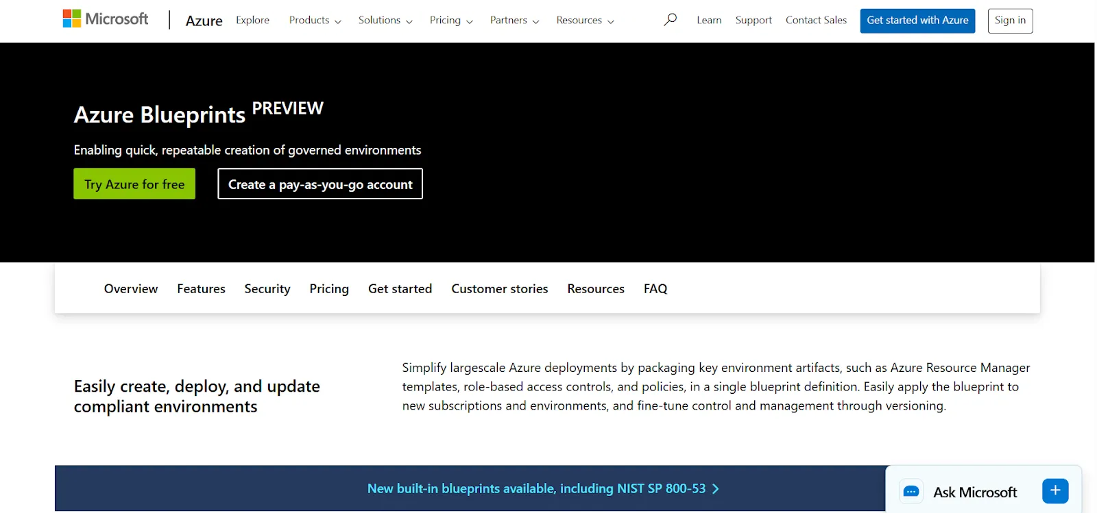 Azure Policy & Blueprints