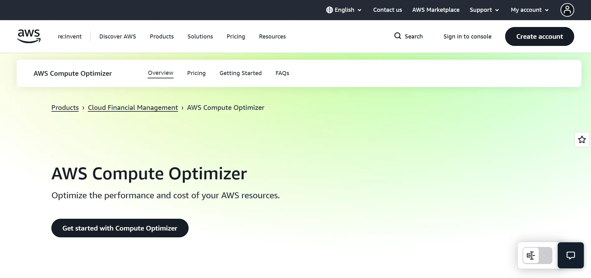 AWS Compute Optimizer
