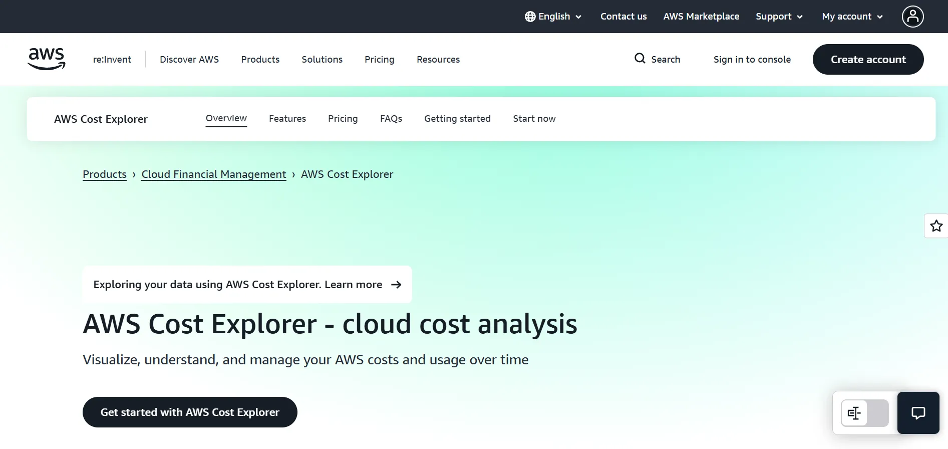 AWS Cost Explorer