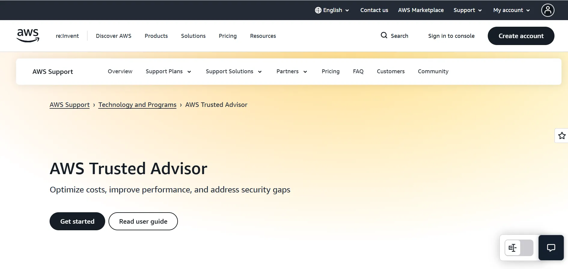 AWS Trusted Advisor