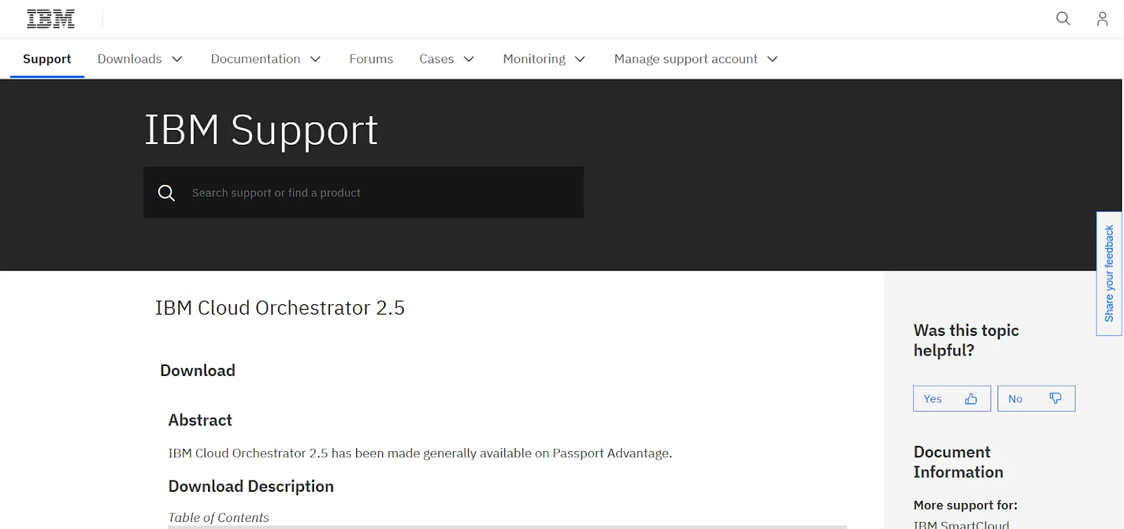 IBM Cloud Orchestrator