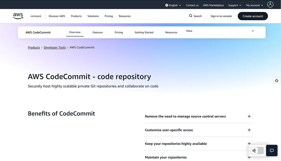 AWS CodeCommit