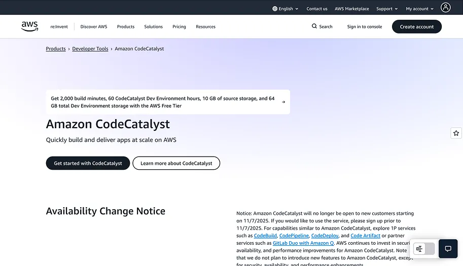 AWS CodeCatalyst