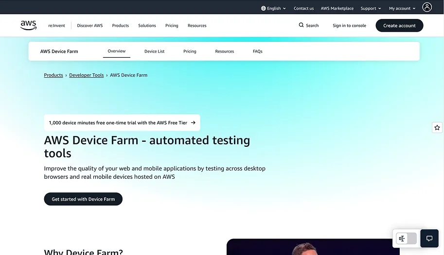 AWS Device Farm