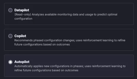 Datapilot, Copilot, Autopilot
